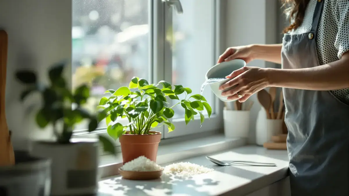 Quell’acqua di cucina che butti potrebbe far crescere il tuo pothos molto più velocemente e in condizioni migliori