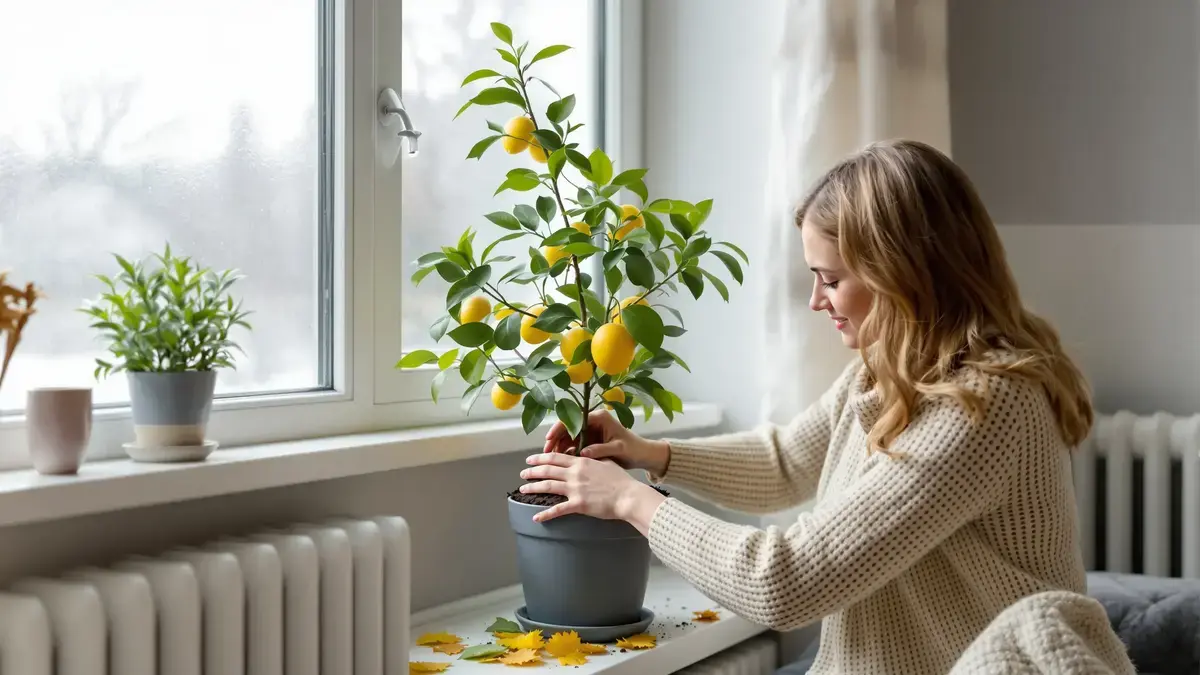 Questa annaffiatura invernale, che tutti fanno, è la causa insospettata della caduta delle foglie del vostro limone in vaso
